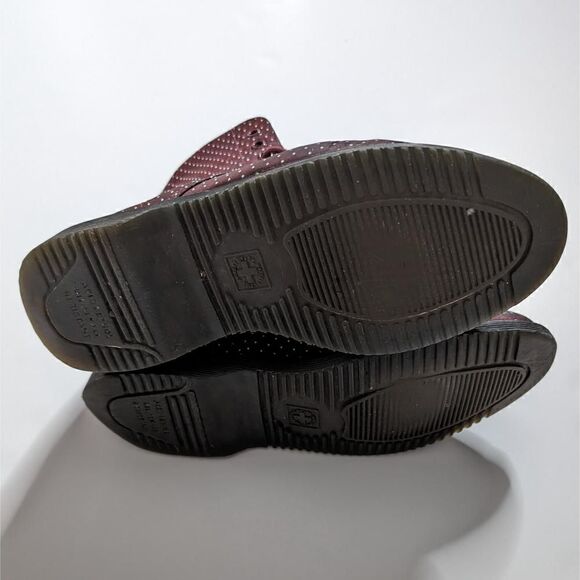 Dr. Martens Evan Ankle Lace Up Boots Polka Dots Pattern Size 9 - Picture 6 of 13